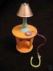 FISHER PRICE Loving Family Dollhouse TABLE LAMP with CD PLAYER 