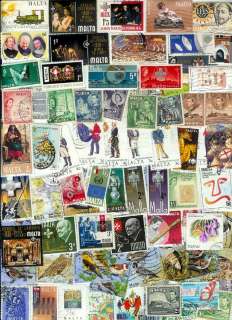 Malta, 400 different stamps collection  