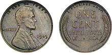 1943 Lincoln Wheat PENNY ONE CENT 1 US COIN STEEL WW II  