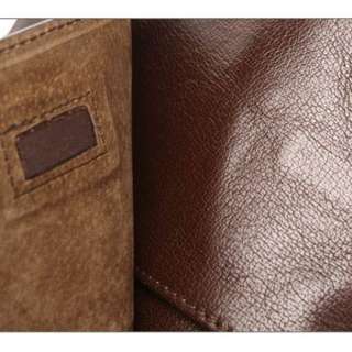 2011 New Mens Genuine Leather Briefcase messenger Bag  