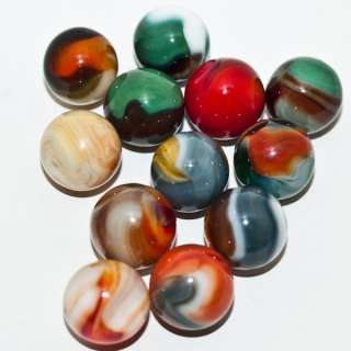Jabo by Sandra ~ Set of 12 Transitional Marbles ~ Made in 2004  