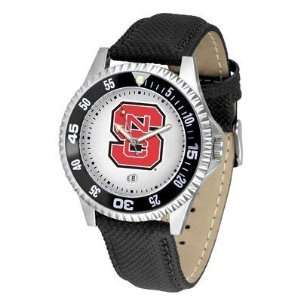  North Carolina State Wolfpack Suntime Competitor Poly/Leather Band 
