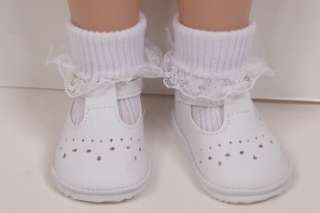 WHITE T Strap Doll Shoes For Tonner 18 Ann Estelle♥  