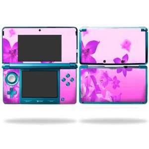   Skin Decal Cover for Nintendo 3d s skins Pink Flowers Video Games