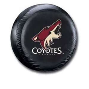   Coyotes NHL Spare Tire Cover by Fremont Die (Black)
