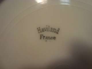 Antique White Haviland France Porcelain 7 1/2 Salad Plates  
