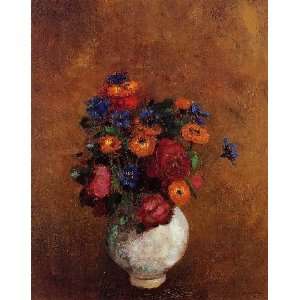   name Bouquet of Flowers in a White Vase, by Redon Odilon Home