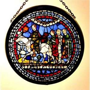  Pilgrims to Canterbury in Stained Glass