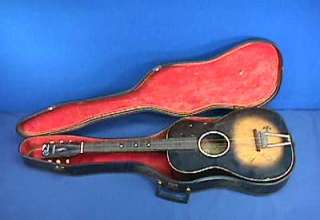 Vtg Woodstock Guitar Found on Site Rare Folk Art Relic  