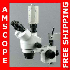 CCD MICROSCOPE VIDEO CAMERA KIT FOR TV DISPLAY 013964560503  