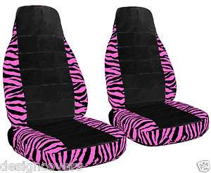 99 04 Ford mustang front zebra car seat covers CHOOSE ,rear bench is 