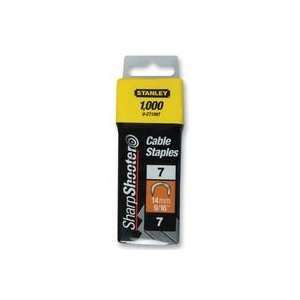  STANLEY CT106T Cable/Wire Staples,5/16x3/8,PK1000