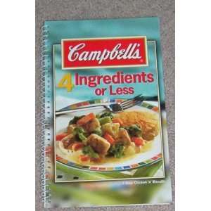  Campbells 4 Ingredients or Less Campbells Kitchens 