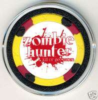 Zombie Hunter Poker Chip Card Guard Cover Protector  