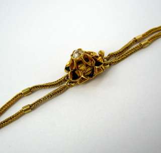   Napoleon III 2.0ct Diamond & Enamel 18K Gold Star Necklace  
