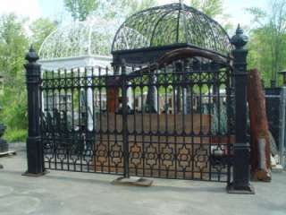 SOLID CAST IRON HAND MADE DRIVEWAY GATES  