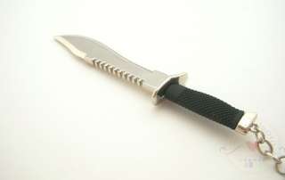 Metal Model knife Keychain Saber Fashion Charm Military machete 