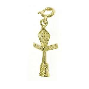   14kt Yellow Gold Bourbon And Conti, st  New Orleans Pendant Jewelry