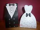 100 Bride & Groom Tuxedo Wedding Favor Boxes ~Quality~  