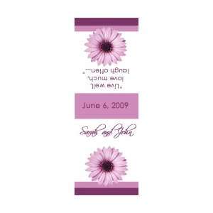  Style 10259 Lavender Daisy Wedding Label 1.25 x 3.5 Tic Tac Labels 