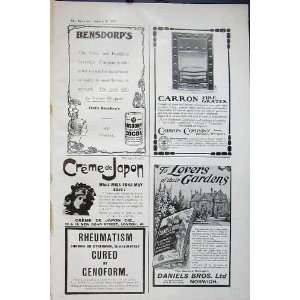  1907 Bensdorp Cocoa Carron Fire Daniel Gardens Cream