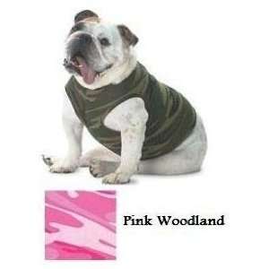  Doggie Skins Tank Top Large   Pink Woodland