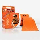 kt tape pro synthetic 20 strip pack blaze orange kinesiology
