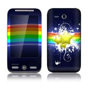  Rainbow Stars Decorative Skin Decal Sticker for HTC 