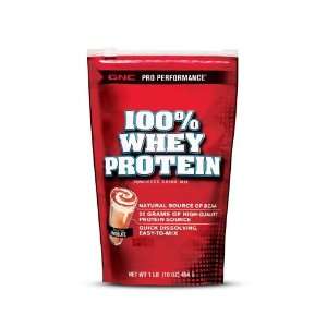  GNC Pro Performance 100% Whey Protein, Chocolate, 1 lb 