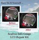 SeaDoo LCD Info Gauge Center Display Repair Kit  