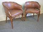 hollywood regency pair of faux bamboo barrelback armchairs returns 