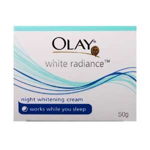  Olay White Radiance Night Whitening Cream 50 Grams Free 