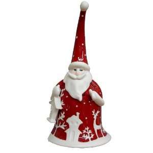   Snow Country Santa Bell, 7 inches tall, by Midwest