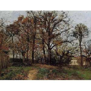   on a Hill, Autumn, Landscape in Louveciennes Cami