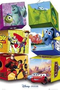10 Pixar Disney Trading Pins Lot & 1 Lanyard Cars, Toy Story, Nemo 