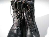  ADDISON Mililtary Lace & Zip Jump Boot Combat 8 Leather Men 9EE 9 EE