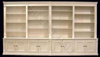 Hand Painted Hutch Expandable Storage Cabinets  