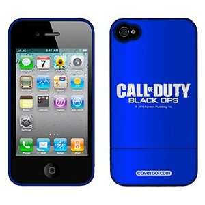  Call of Duty Black Ops Logo white on Verizon iPhone 4 Case 