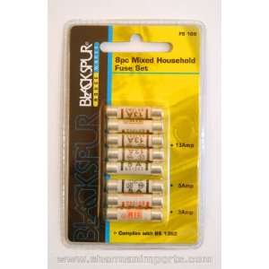  ELECTICAL   8 PIECES MIXED HOUSEHOLD FUSE SET   1 OF Electronics