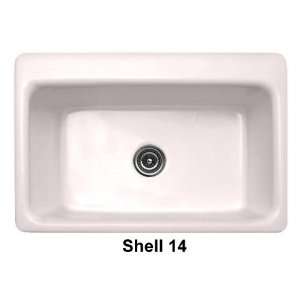  15214 Shell Coventry Coventry Self Rimming, Extra Large Single Bowl 
