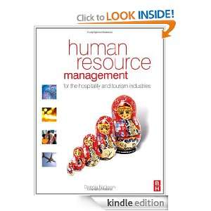 Human Resource Management for the Hospitality and Tourism Industries 