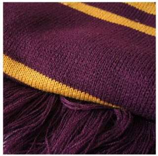 Harry Potter Gryffindor Wool Knit Thicken Neck Scarf Wrap Soft & Warm 