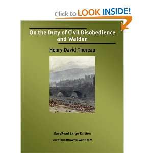  On the Duty of Civil Disobedience and Walden 