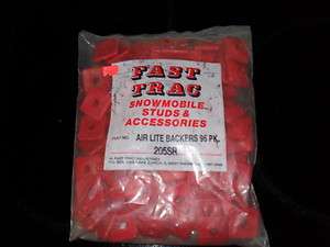 NEW FAST TRAC AIR LITE 96 SNOWMOBILE SQUARE STUD BACKING PLATES 