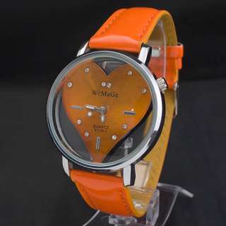 Brand New Fashion Quartz Ladies Womens Leatheroid Band Wrist Watch 