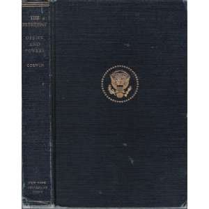  The President Office and Powers 1787 1948 Books