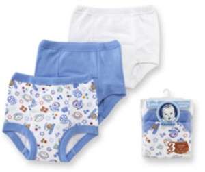  Boys Blue Cotton Potty Training Pants All Sizes 047213334430  