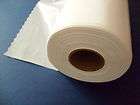 40 x 300 Plastic Cover Table Cloth Roll   WHITE