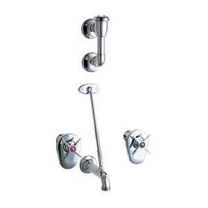 Chicago Faucets 911 ISXKCP Chrome Manual Wall Mounted Service Sink 
