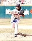 Chris Perez Indians Cardinals Signed Baseball w pic  